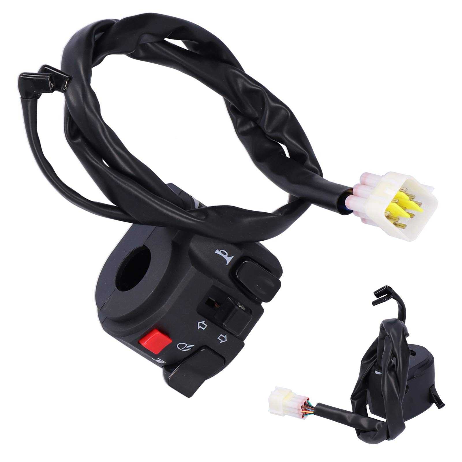 Interrupteur Universel Moto LED Bleue 5A/12V - Acier Inoxydable, étanche, Verrouillage, Pour Phares/accessoires