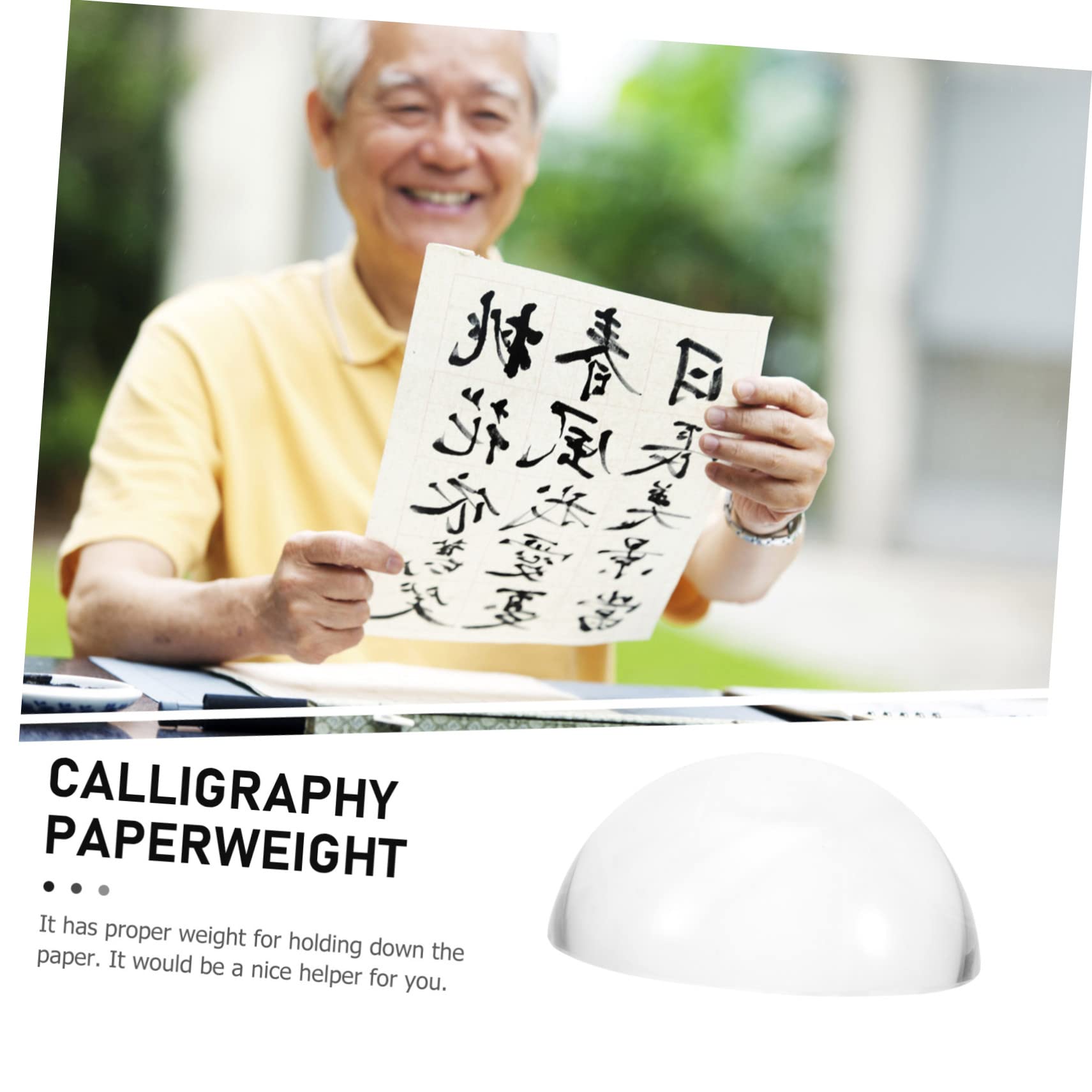 NUOBESTY Kristall Nähgewichte - Halbkugel Briefbeschwerer & Vergrößerungsglas Für Bastler