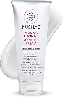 Kushae Feminine Soothing After Shave Cream - OB/GYN Made, Natural, Fragr...