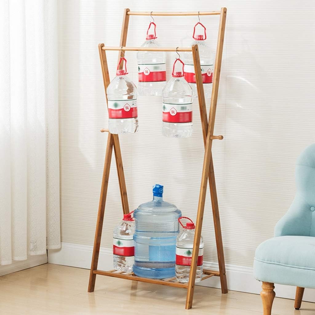 Storage Rack Coat Rack Clothing and Clothing Rack Coat Rack Storage Rack Storage Rack Unit Entrance Rack Storage Shoe Rack and Clothes Wood Products (Wood Color) Shoe Rack