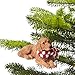 Sandicast Golden Retriever Christmas Ornament, Golden,White