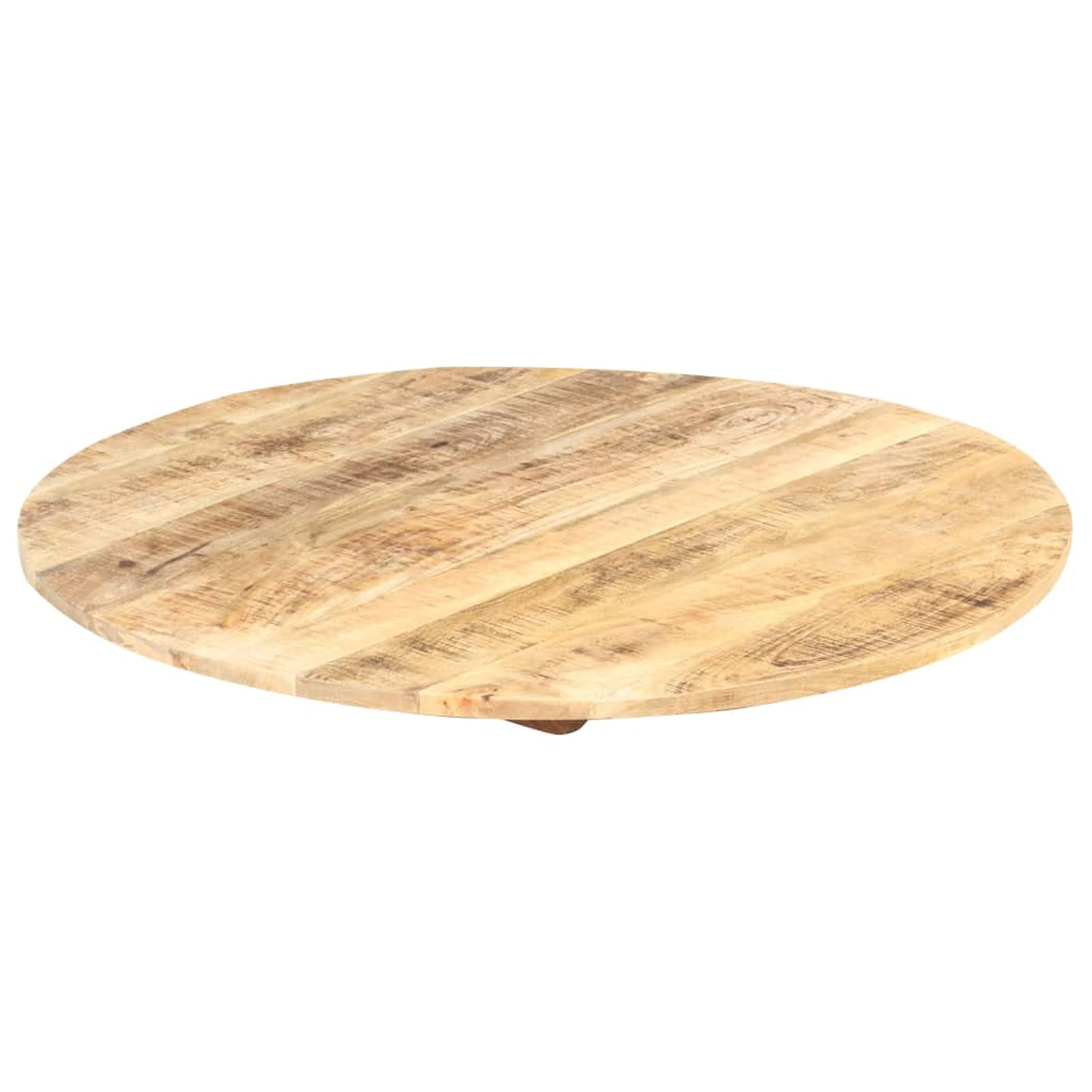 JUDYY Piano Tavolo in Legno Massello di Mango Rotondo 15-16 mm 40 cm,Piano Tavolo Moderno,Piano per Tavolo,Ideale per Scrivania/Pranzo/Caffè/Cucina-285999