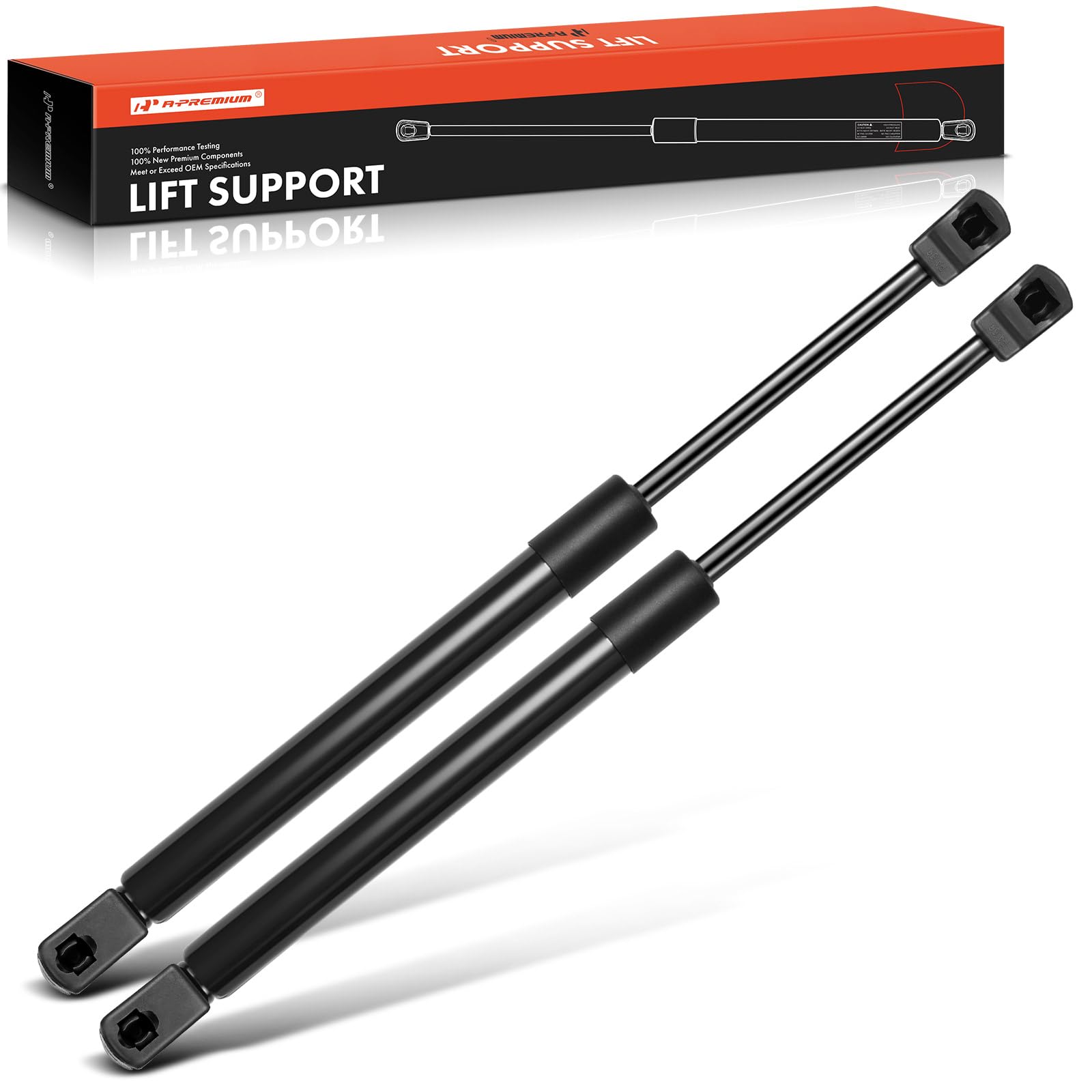 A-Premium Rear Window Glass Lift Supports Shock Struts Compatible with Select Ford and Mercury Models - Explorer, Mountaineer, 2002-2003 Sport Utility - Replace# 2L2Z7842104AA(2PC Set)