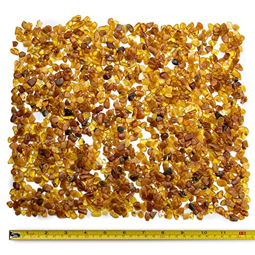 Amber Stones Polished and Raw 100% Natural Baltic Chips Resin Ambar Piedra for DIY Crafting Jewelry and Beading Loose Beads (No Holes) - Image 4