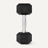Amazon Basics Set de mancuernas hexagonales con recubrimiento de goma, 6 kg, Negro - 4
