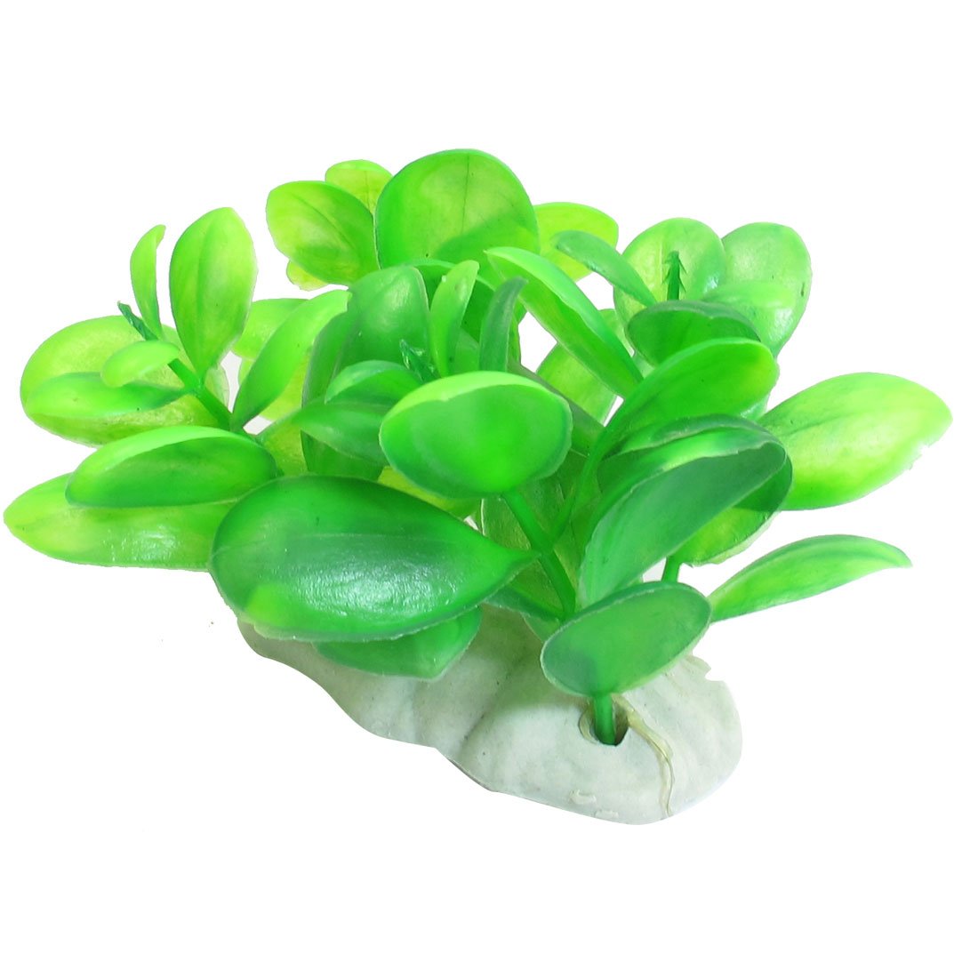 Qtqgoitem 3" Green Plastic Aquatic Plants Grass Decor for Aquarium Fish Tank (model: 011 dd6 541 854 d0a)