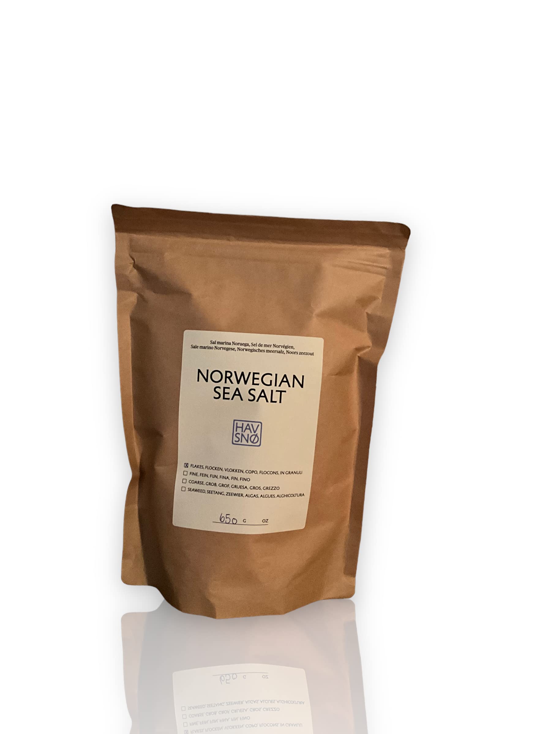 North Sea Salt Works, HAVSNØ Meersalzflocken, aus Norwegen, 650g