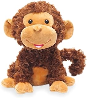 Cuddle Barn - Crackin' Up Coco | Super Soft Animated Twirling Moving Monkey Stuffed Animal Plush Toy | Spins Around Making Monkey Sounds, 10 Inches