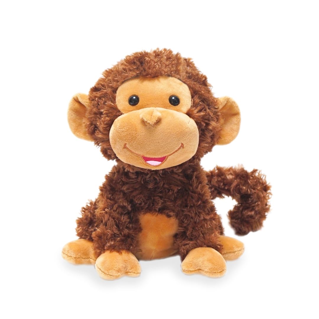 Cuddle BarnCrackin Up Coco Monkey Animated Musical Plush Toy, 10 Super Soft Cuddly Stuffed Animal Will Have Your Child Cracking up at its Fun Movement, Contagious Laughter and Funny Monkey Noises