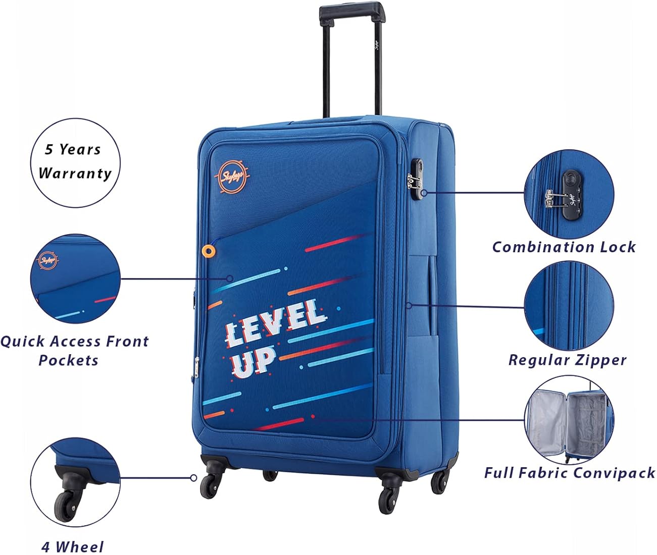 Details more than 74 sky bag trolly super hot esthdonghoadian