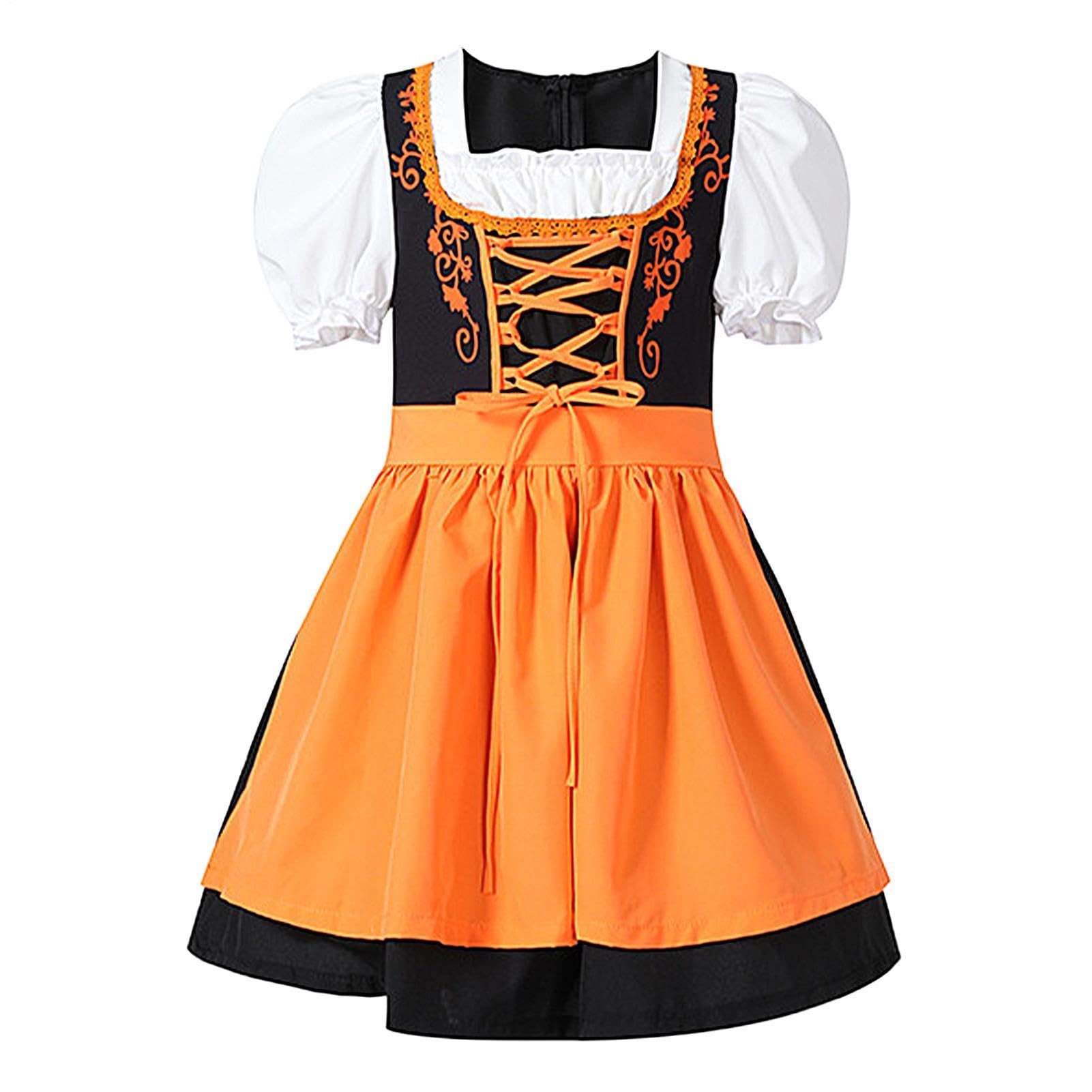 Oktoberfest sukienka vintage pokojówka cosplay Halloween fartuch stroje | Oktoberfest kostium fartuch do klubu, na wakacje, imprezę, na co dzień, na podróż, scenę, występ, odgrywanie ról