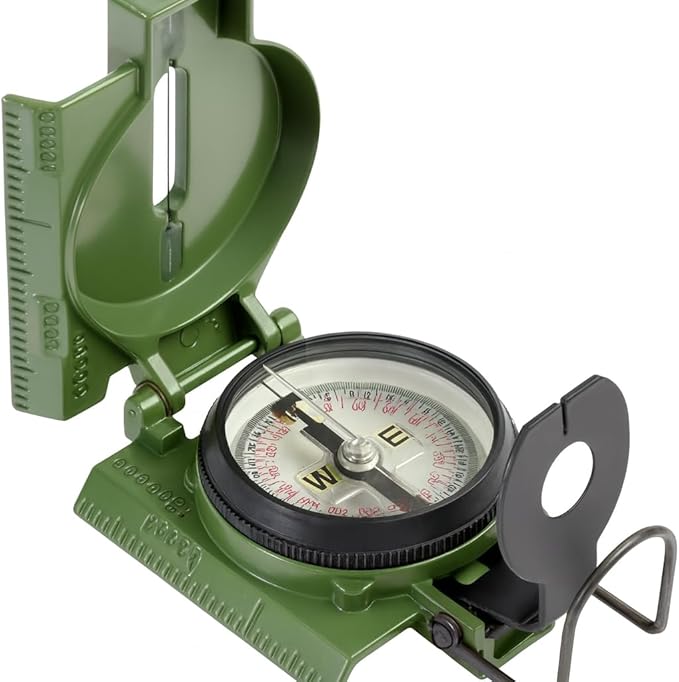 Brújula Lensática Militar Impermeable con Brújula Fosforescente miniatura 7
