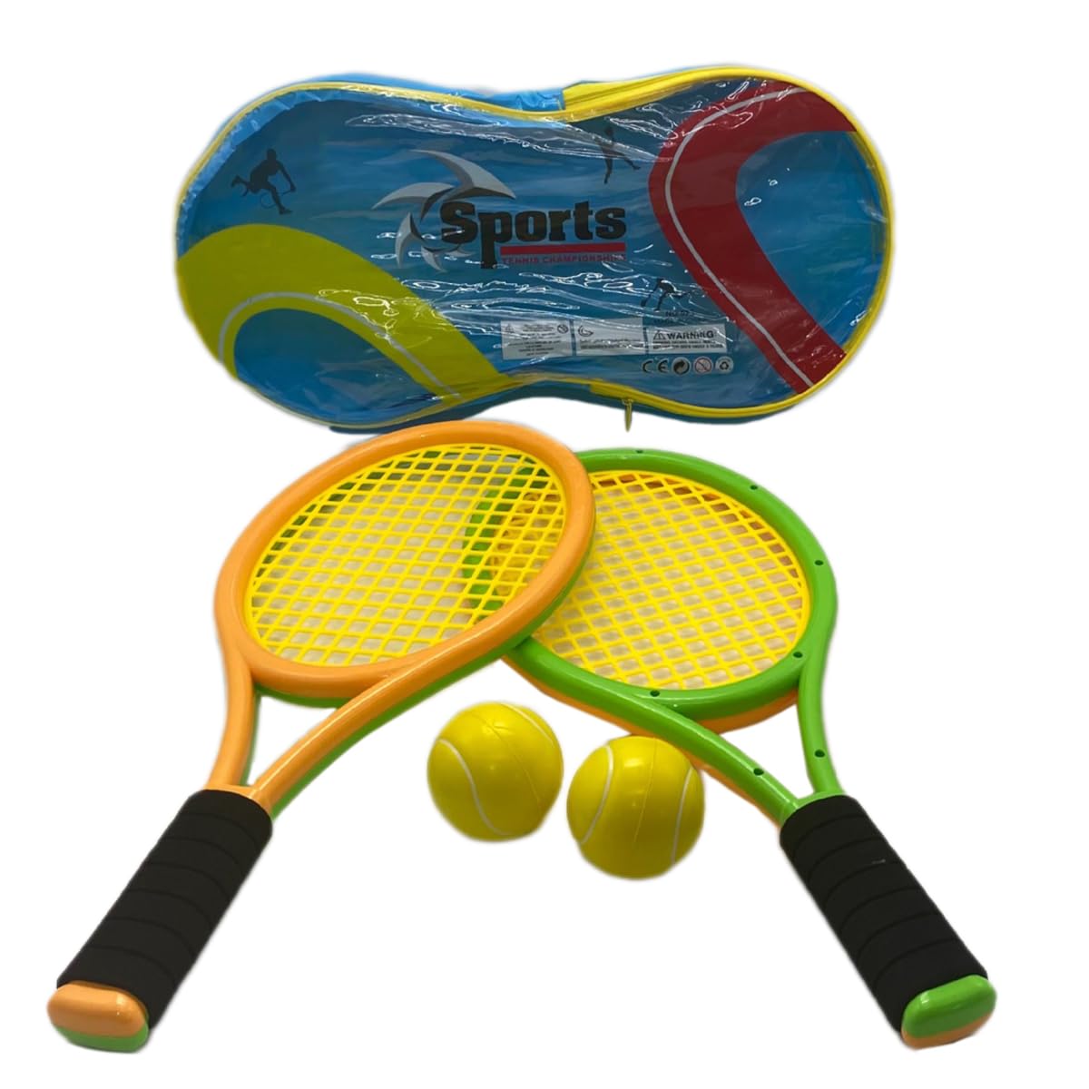 Amazon | テニスラケット 子供 プラスチック 軽量 スポンジハンドル