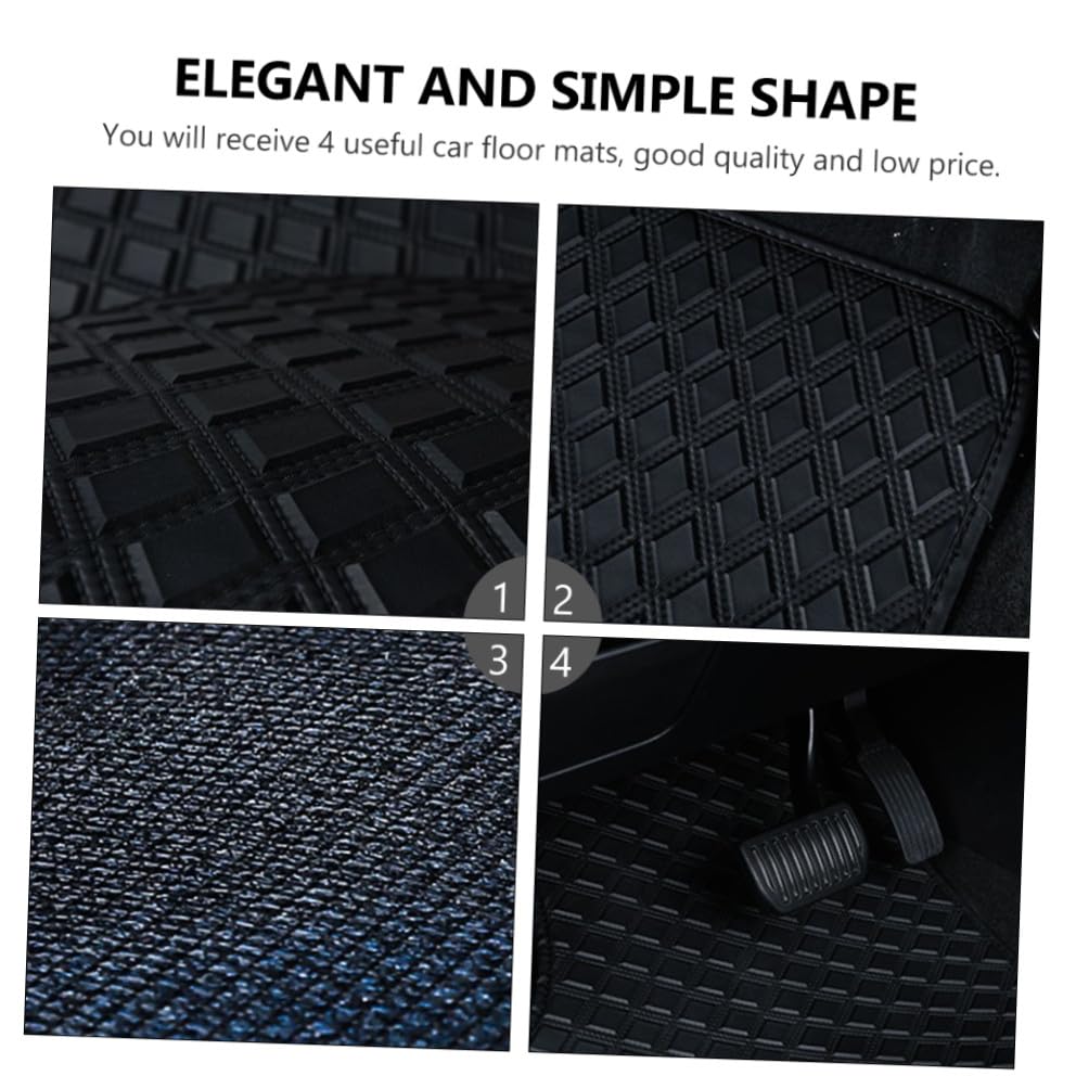 Alfombrillas de coche Amosfun con protección total impermeable y antidesgaste 3