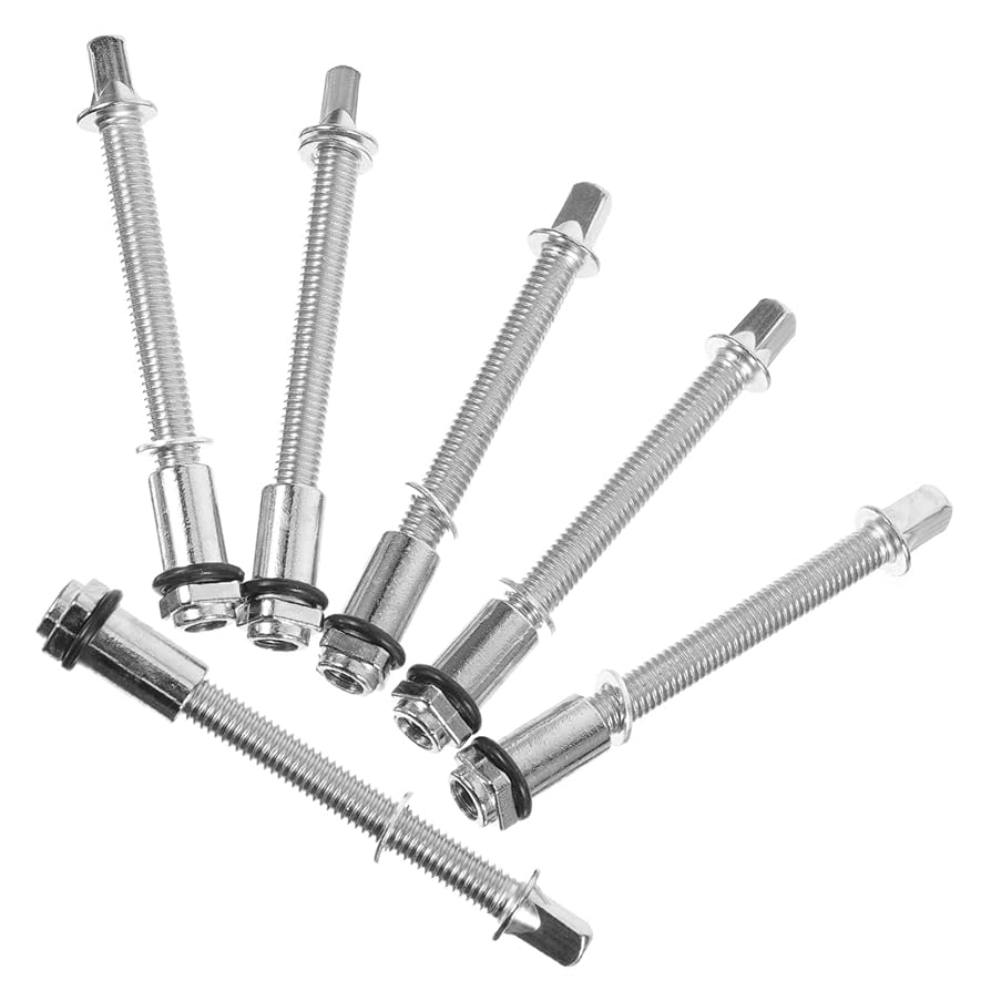 Amazon | STOBOK 6個入り セット ドラムねじ継手 ドラムラグ