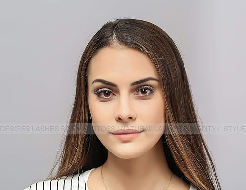 Miniatura 4 de DESIRES LASHES - Paquete múltiple de pestañas postizas Demi Wispies 5 pares por kit 01 lunes