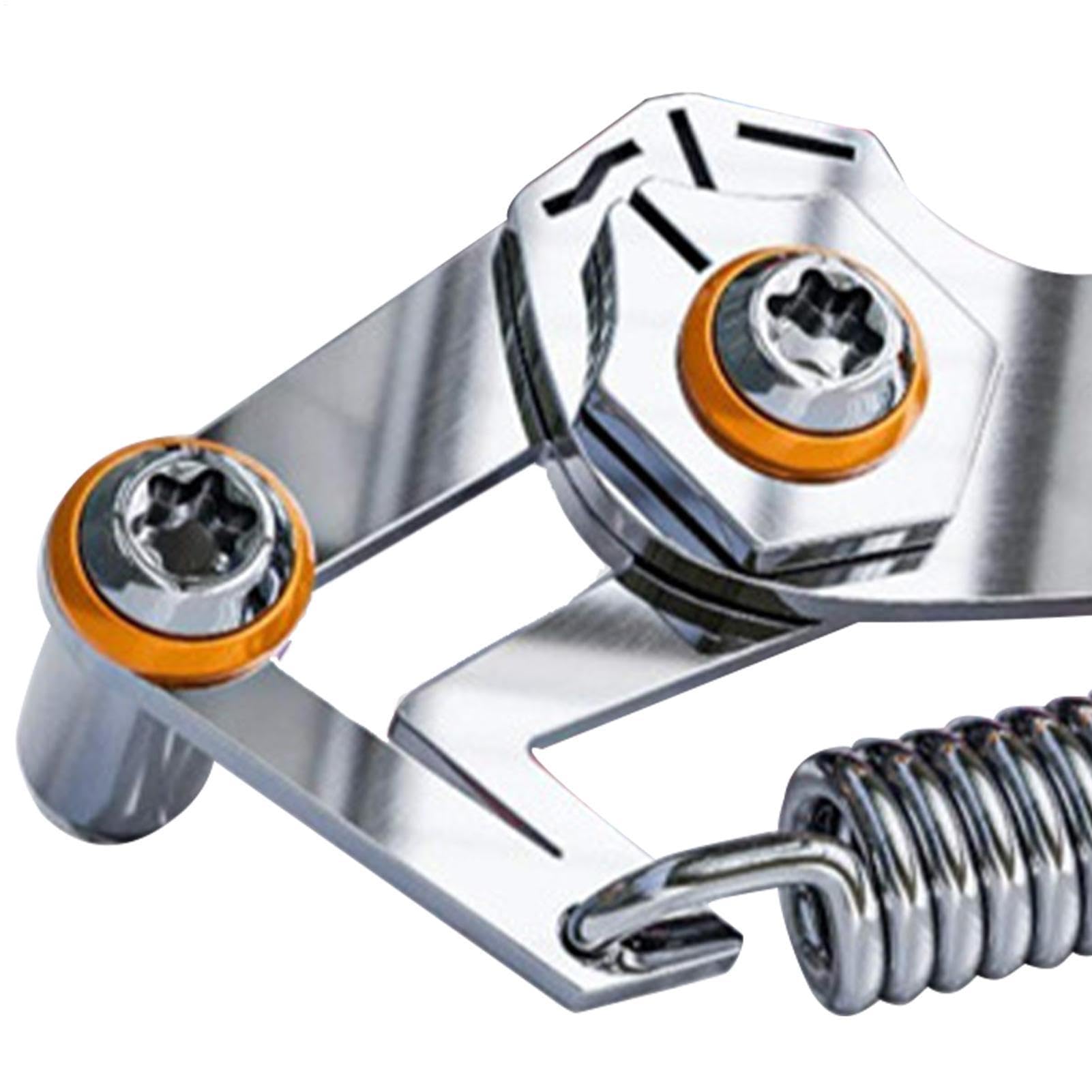 Chain Adjuster Tool, Motorcycle Tensioner Alignment Aid, Heavy Duty Slack Control System, Metal Precision Adjustment Design, Stable Chain Positioning Style, Dirt Bike Atv Road Touring Use