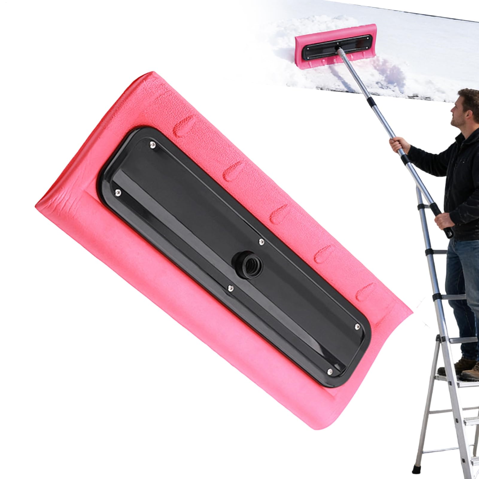 Grattoir en mousse anti-rayure pour neige et toit