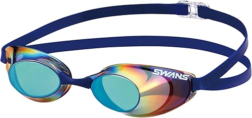 Swans Sniper SR-10 Swimming Goggles, Made in Japan, Racing, Non-Cushioned, 12 Years Old to Adults, Fina-Certified Model
