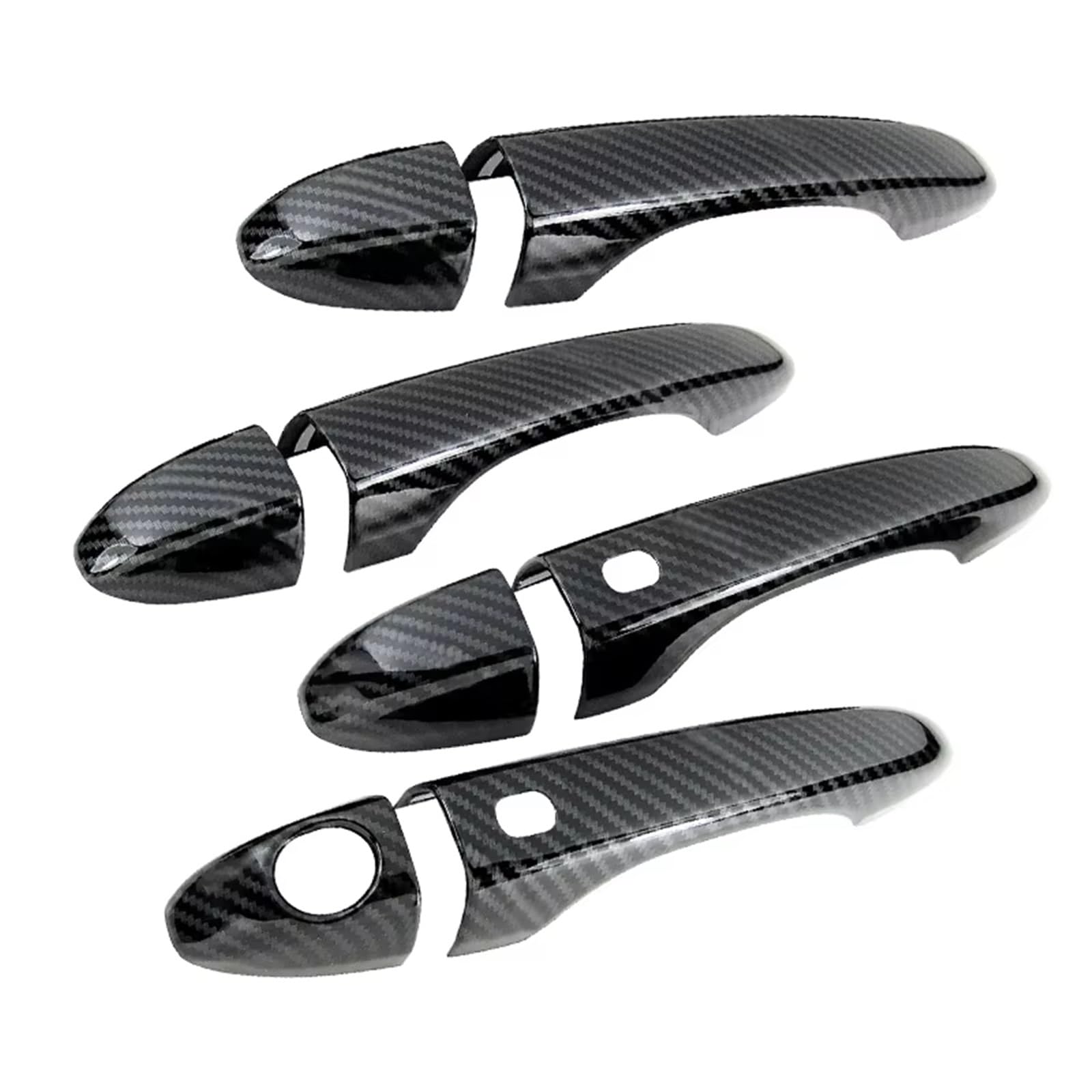 TRGDFDAA Door Handle Trims Covers Compatible with Dodge for Dart Sedan 2013 2014 2015 2016 Car Exterior Door Handle Cover Trim 3 Holes Decorative Shell Decoration