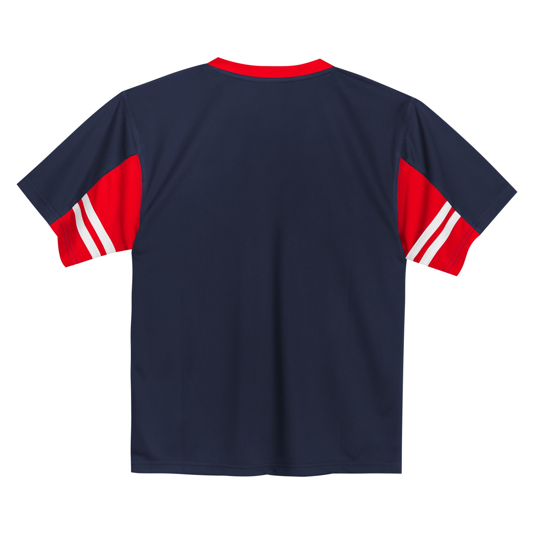 MLB Toddler 2T-4T Officially Licensed Team Color Primary Logo Baseball Fashion Top V-Neck Jersey - 2