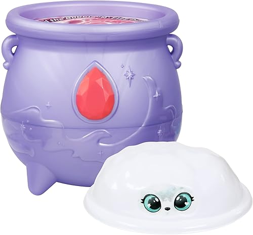 Miniatura 32 de Magic Mixies Magical Gem Surprise Fire Magic Cauldron – Revela un peluche Mixie no electrónico y anillo mágico con una revelación desplegable de The