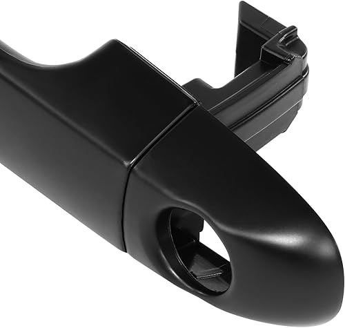 Miniatura 2 de DNA MOTORING Manija de puerta exterior delantera izquierda compatible con Kia Forte/Koup 09-13, con ojo de cerradura, negro, OEM-DHO-01246