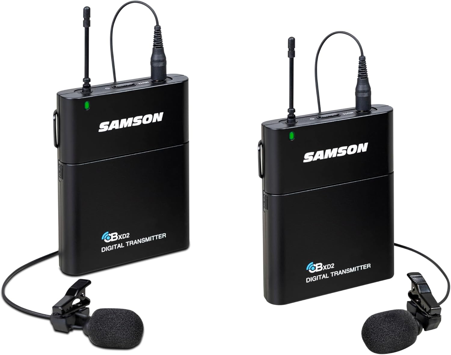 SAMSON Concert XD2 Dual Presentation Wireless Microphone System Lavaliere - Image 5
