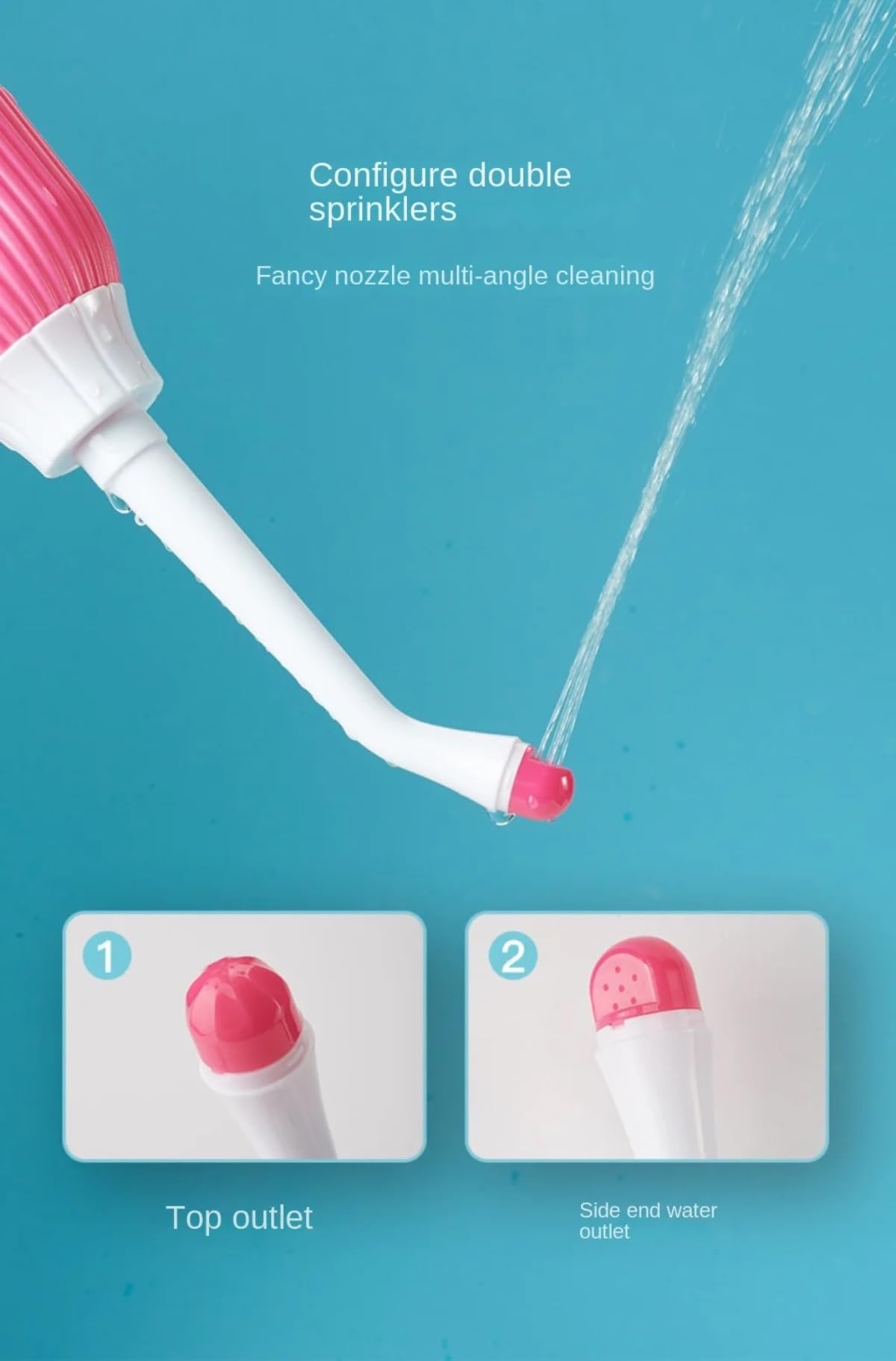 15oz Travel Bidet Handheld Personal Bidet Portable Bidet for Toilet Water Bottle Childbirth Cleaner for Traveling Personal Hygiene — view 3