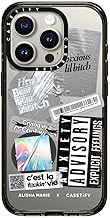 CASETiFY インパクト iPhone 15 Pro ケース [MIL規格準拠 (4x MIL-STD-810G) / 2.5mからの落下試験をクリア] - Alisha Marie In My Feels Case - クリア ブラック