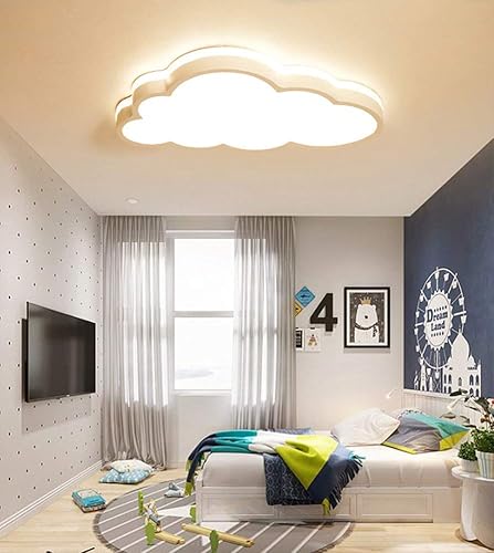 Miniatura 5 de LAKIQ Modernas luces LED de acrílico creativas en forma de nube luz de techo para habitación de niños lámpara de techo empotrada lámpara de techo