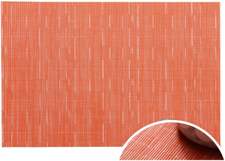 European Placemats PVC Hotel Home Western Food Mat Linen Japanese Insulation Coaster Table Mat(D)