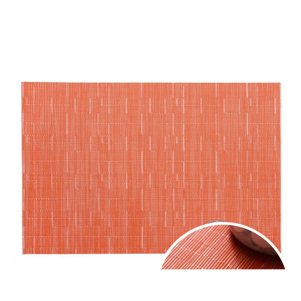IANSHFKN European Placemats PVC Hotel Home Western Food Mat Linen Japanese Insulation Coaster Table