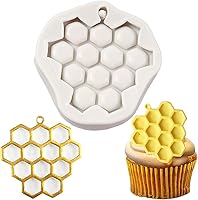 Vista 8 de Molde de silicona para colmena de panal, molde de silicona para decoración de pasteles de chocolate, decoración de cupcakes, caramelo de azúcar