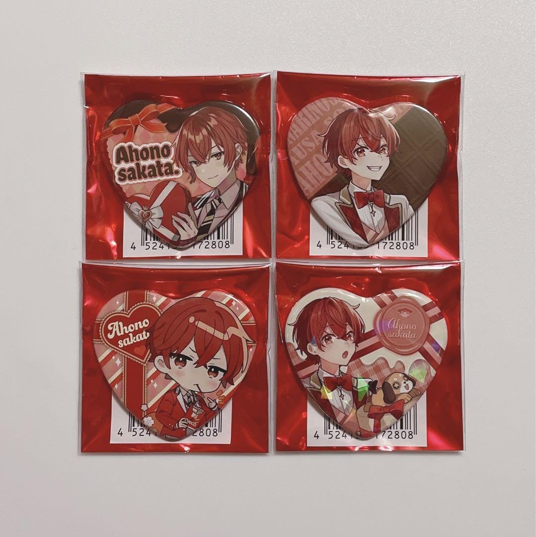 Amazon.co.jp: そらまふうらさか バレンタイン 缶バッジ あほの坂田 