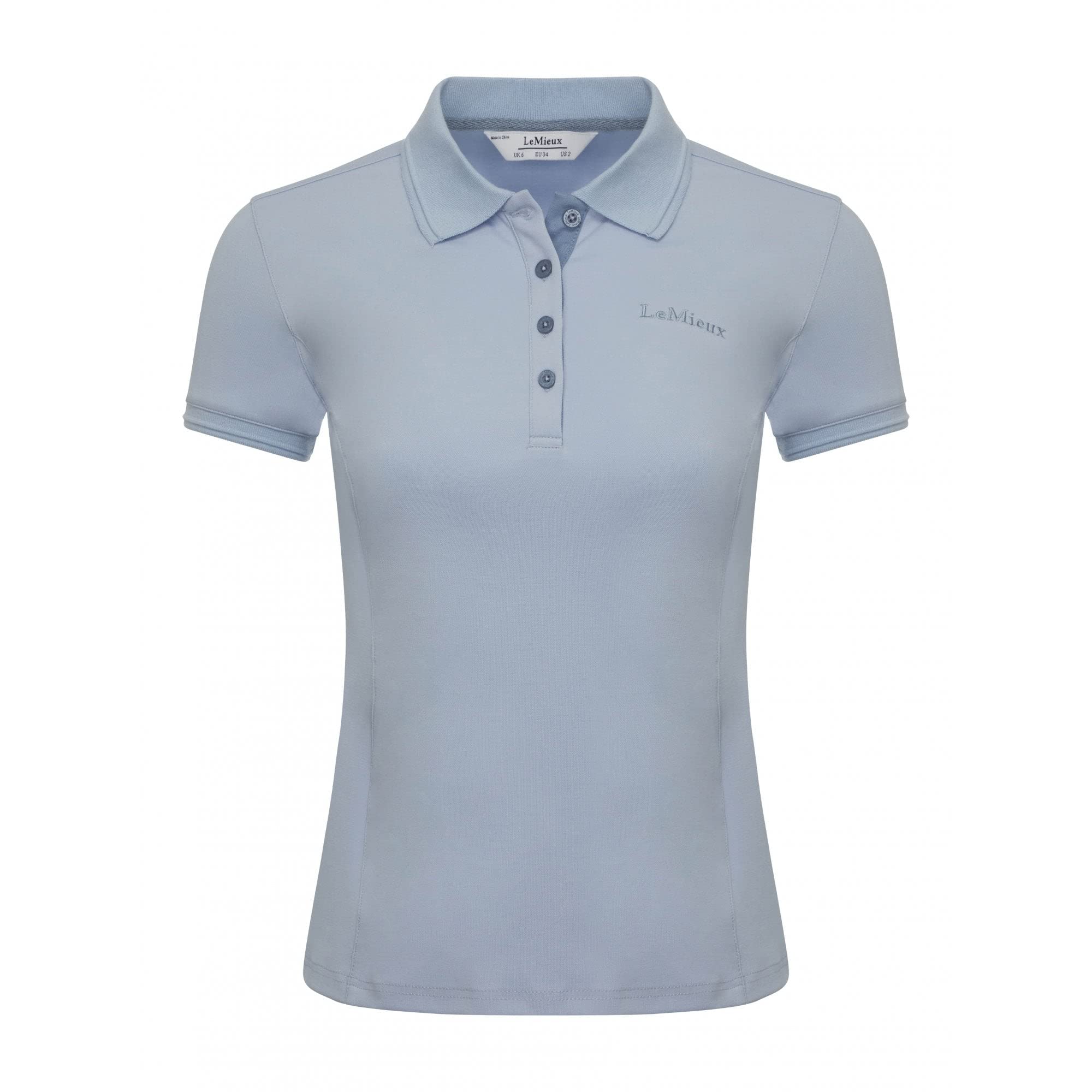 Lemieux Women Polo Shirt Flattering Slim Fit Button Up Activewear