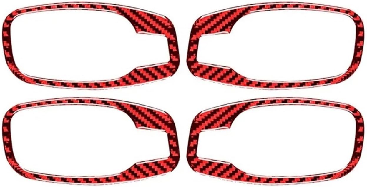 Car Interior Mouldings for BMW 5 Series E60 2004-2010 Car Interior Accessories Carbon Fiber Interior Car Door Handle Trim Frame Cover Decor Stickers Decoration