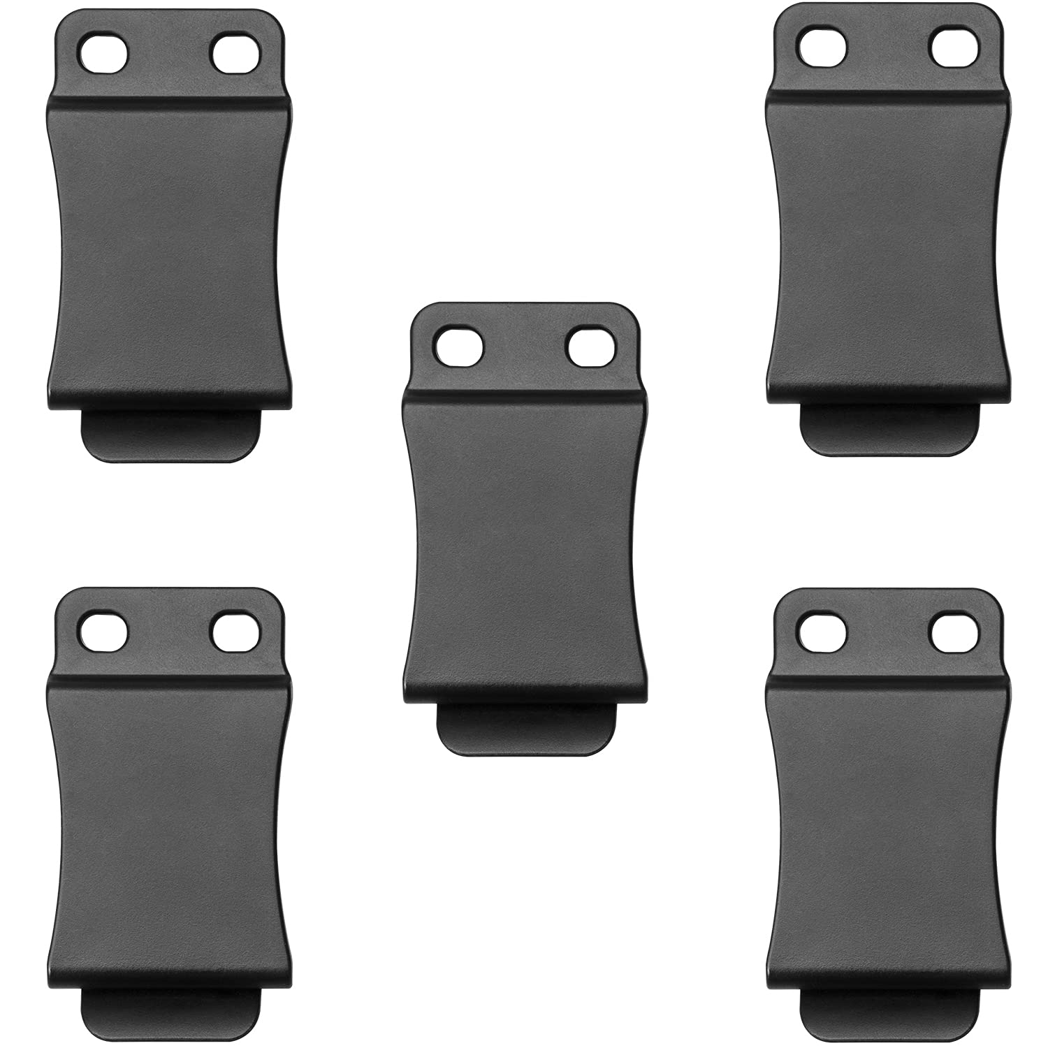 5-Pack 1.5 Inch 1.75 Inch Holster Clip for IWB & OWB Sheath | Kydex Holster | Fiber-Reinforced Polymer Belt Clips for Holsters