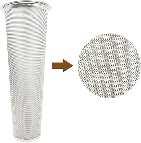 Miniatura 3 de Filtro de café frío para tarros Mason de boca ancha de 64 oz2 cuartos de galón, filtro de malla de acero inoxidable para preparación fría, té solar,