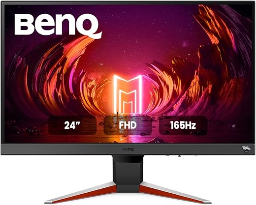 BenQ MOBIUZ EX240N 24″(60cm) Premium VA Panel Bezel-Less HDR Gaming Monitor- Full HD,165Hz,1ms MPRT,AMD FreeSync Premium,Light Tuner,Color…