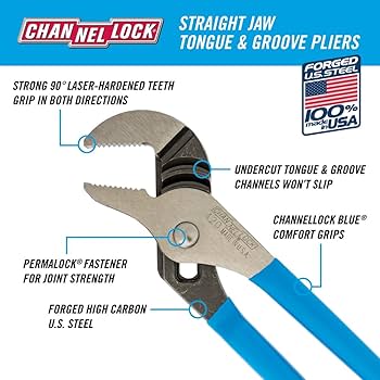 Channellock Tongue and Groove Pliers, 9-1/2 In - Amazon.com