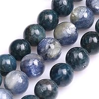 Vista 134 de GEM-Inside - Cuentas sueltas de ágata india natural de 0.157 pulgadas (0.157 in) con cuentas redondas de cristal energético para hacer joyas, 15