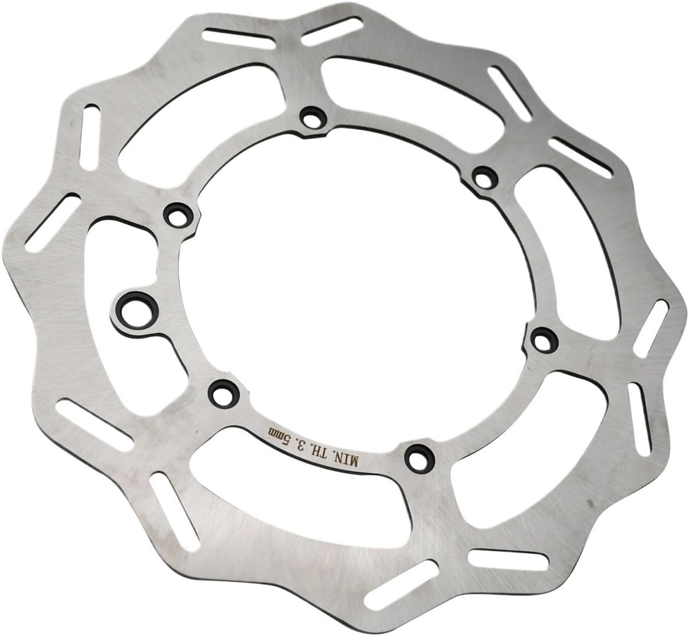 Motorcycle 260MM 220MM Front Rear Brake Discs Rotors Compatible With FE FC FX TE TC TX 125 250 300 350 400 450 501 2014 2015-2023(Rear With Holes)