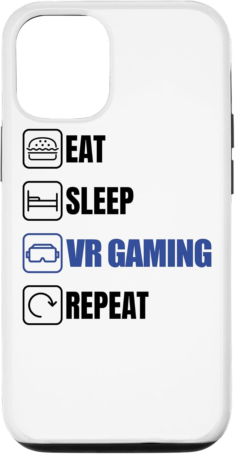 Gamer pc Gaming Consoles Video Game Repeat VR Headset Gamer Case for iPhone 12/12 Pro