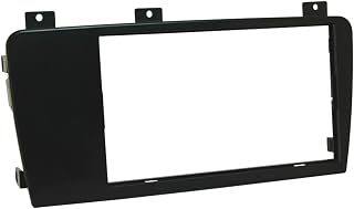 VO4152B Compatible with 2005-06 S60 / V70 ISO Double DIN & DIN w/Pocket Dash Kit Black