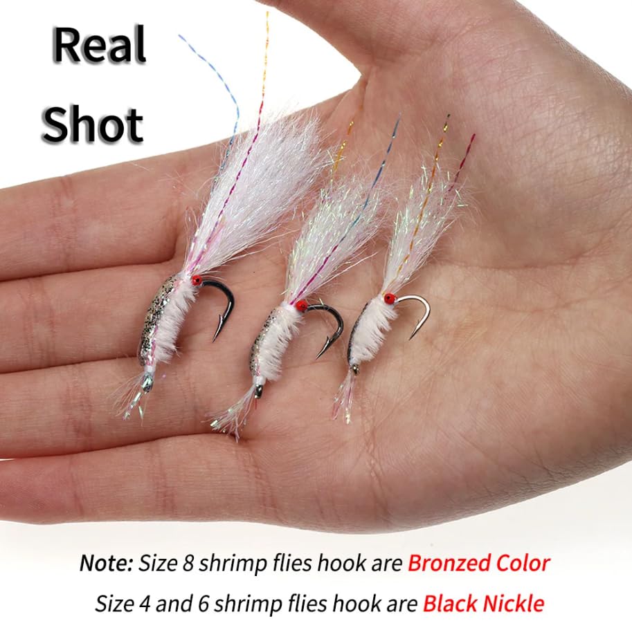 MNFT Fly Fishing Fly Lure Lure Stream Fishing Microorganisms Toxic Mosquitoes Fly Hook Biomimetic Insect Fly Hook Fishing Gear Supplies (L Mixed)