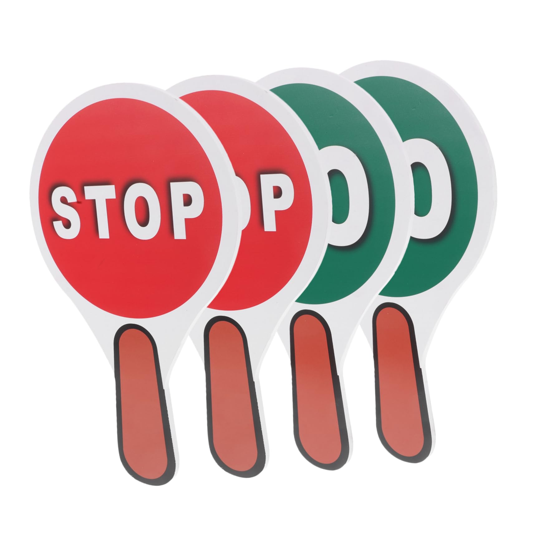 Alipis Stop/for Classroom 2-sided Traffic Safety Sign Red Pvc Material Outdoor Use