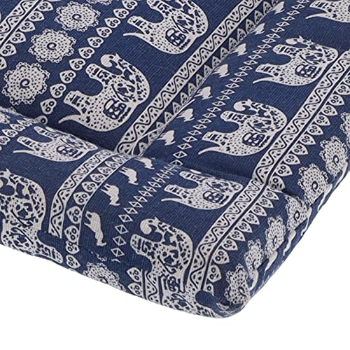 Coussin de sol avec attaches Ejoyous contre les chaises dures en coton et lin