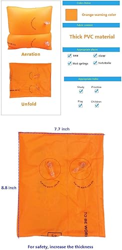 Miniatura 3 de Topsung Bandas inflables para brazos, mangas de flotación, alas de agua, flotadores de brazo de natación para adultos y niños