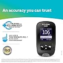 Accu-Chek Guide Blood Glucose Glucometer Kit with Vial of 10 Strips, 10 Lancets and a Lancing device FREE gallery image